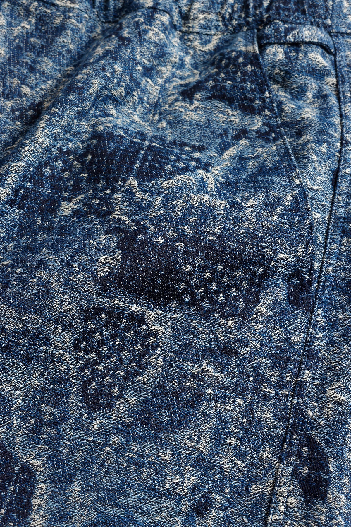 JACQUARD BORO PANTS - INDIGO