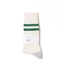 GOOD BASICS STRIPED SOCKS - NATURAL / GRASS