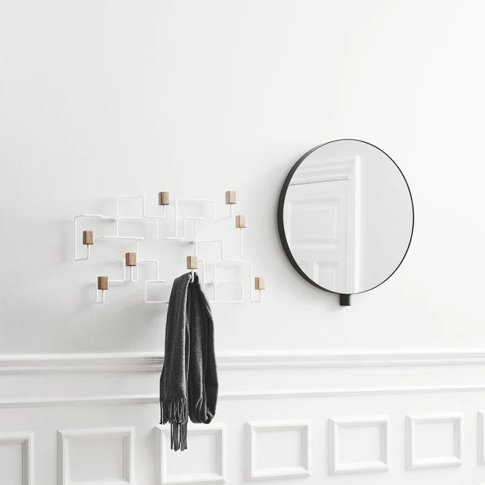 UNDERGROUND COAT RACK - WHITE OAK / WHITE
