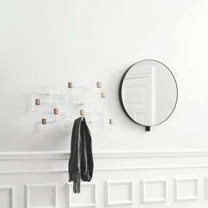 UNDERGROUND COAT RACK - WHITE OAK / WHITE