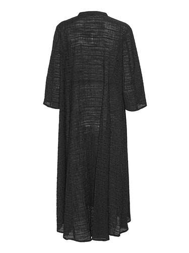 LOW PULSE DRESS - BLACK