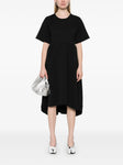 VERY EASY DRESS - BLACK BUBBLES