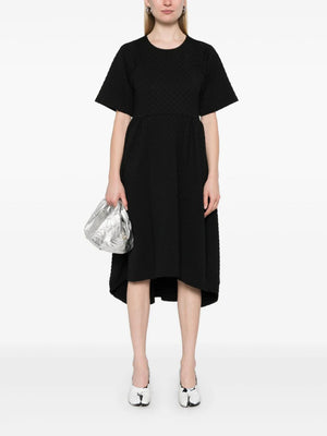 VERY EASY DRESS - BLACK BUBBLES