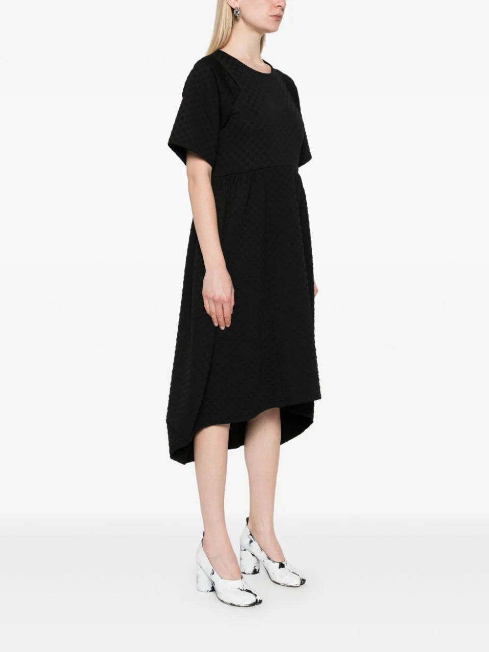 VERY EASY DRESS - BLACK BUBBLES