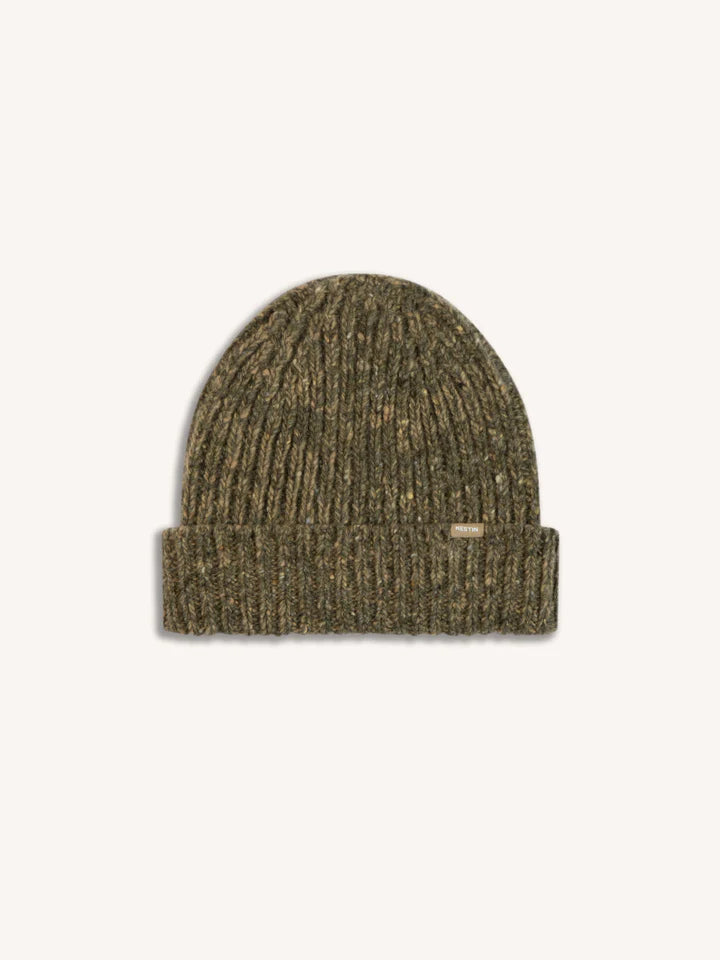 ISLA BEANIE MARL MARINO WOOL - OLIVE