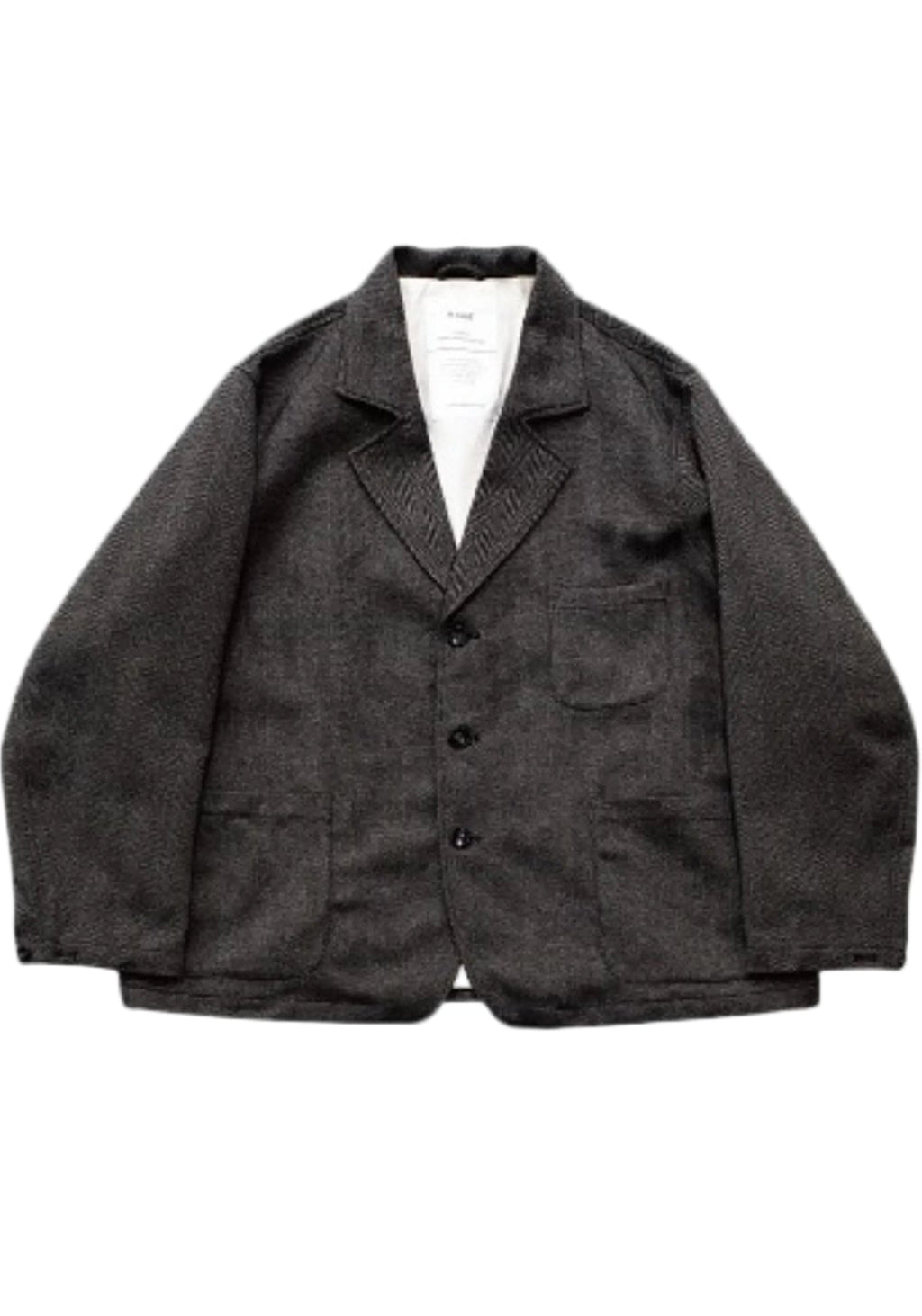 TECHTWEED BBT JACKET - GREY HERRINGBONE