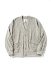 MESH CARDIGAN - HEATHER GRAY