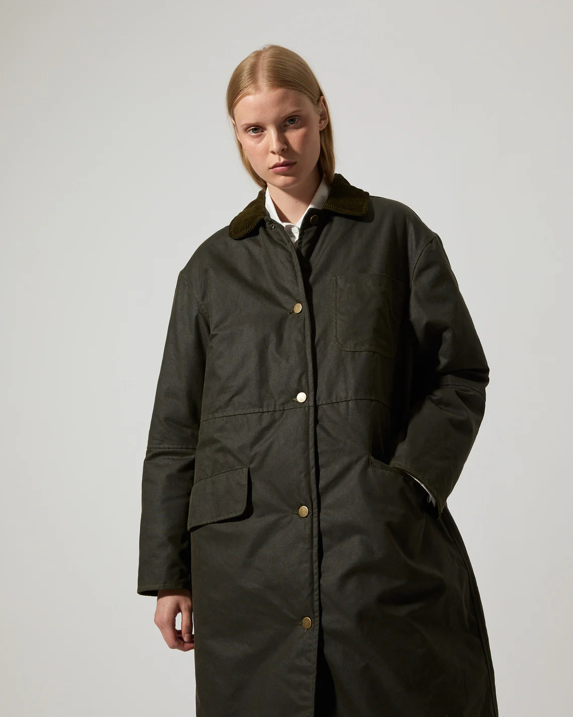 JOAN JETT PADDED COAT - BROWN