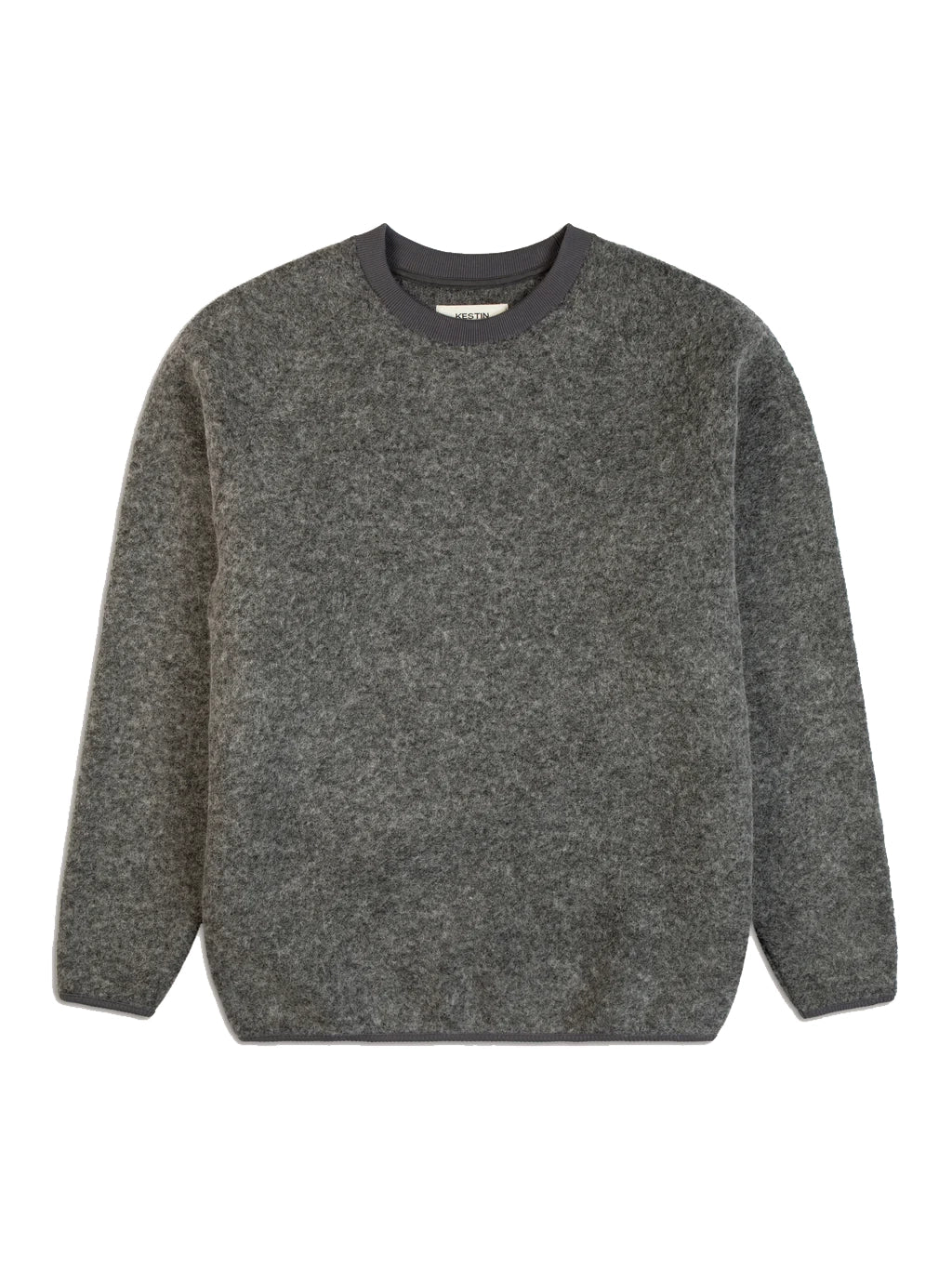 JUNCTION SWEATSHIRT ITALIAN WOOL - GREY