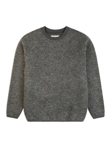 JUNCTION SWEATSHIRT ITALIAN WOOL - GREY