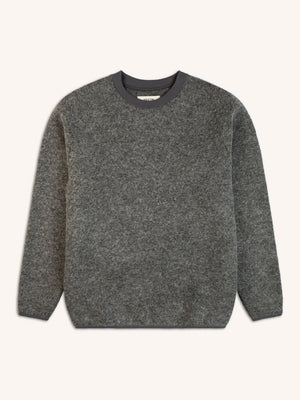 JUNCTION SWEATSHIRT ITALIAN WOOOL - GREY