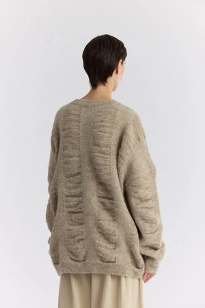 WATERFALL SWEATER - NATURAL