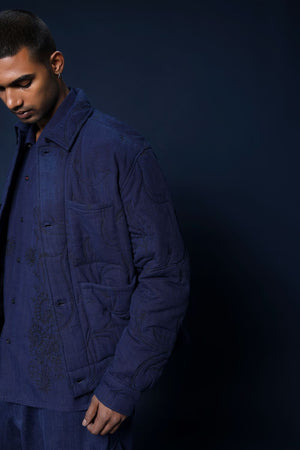 BODHI JACKET - INDIGO BLUE