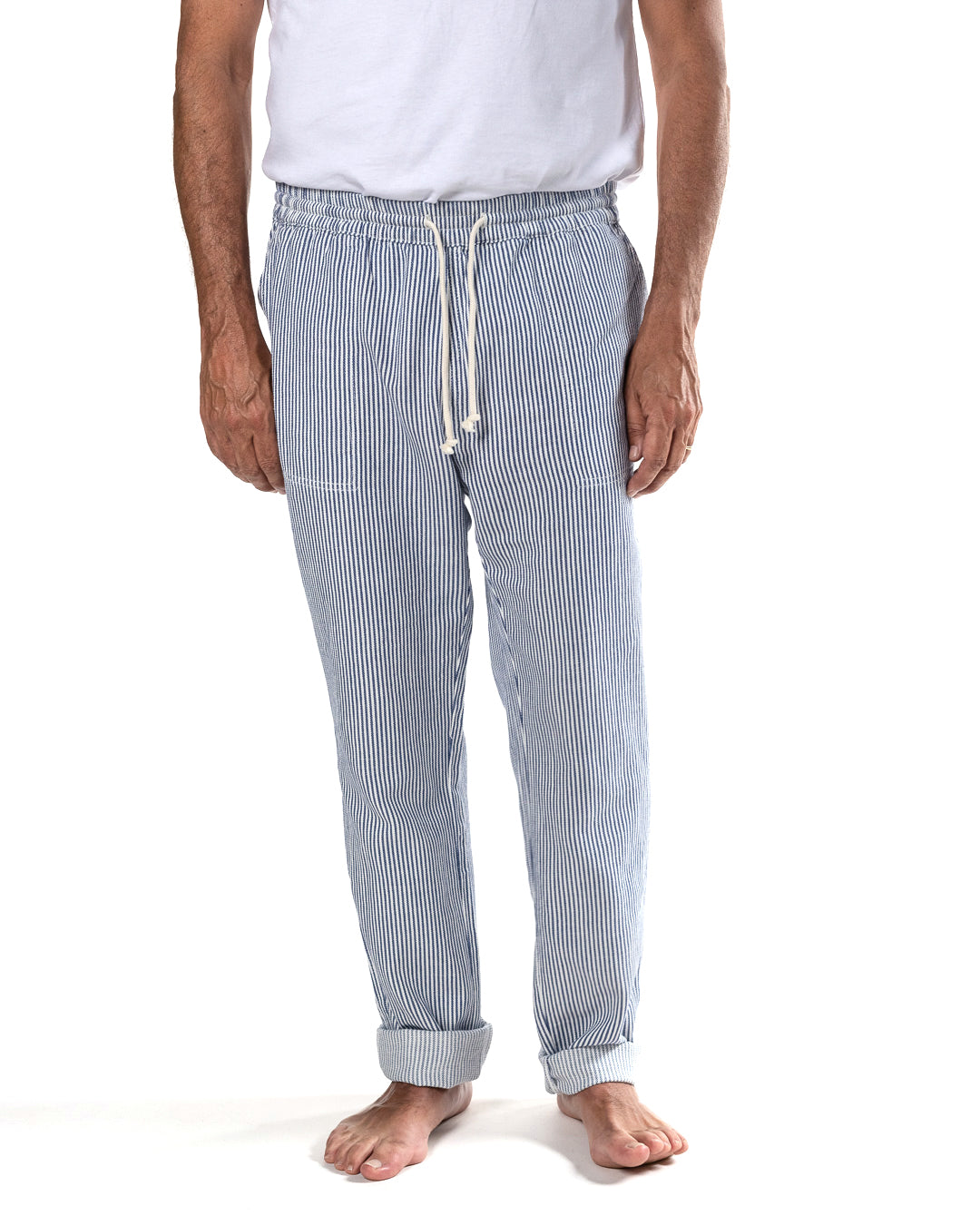 LEMOS PANTS - BLUE STRIPES