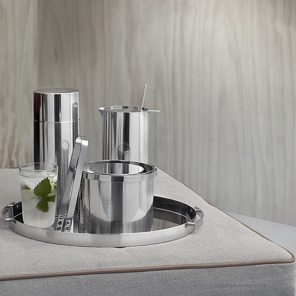 ARNE JACOBSEN SERVING TRAY - STAINLESS STEEL