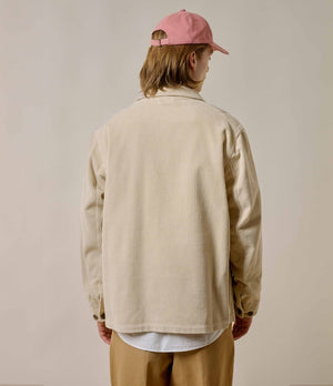 GOOD BASIC ORGANIC COTTON CORDUROY JACKET - NATURAL