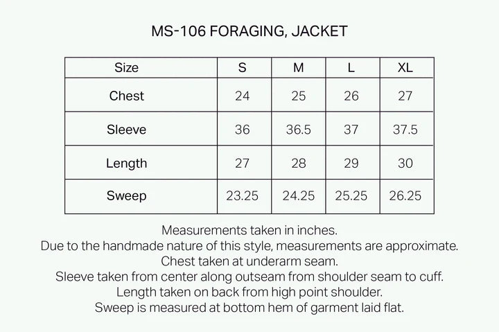 MS-106 FORAGING JACKET - PONDEROSA KANTHA