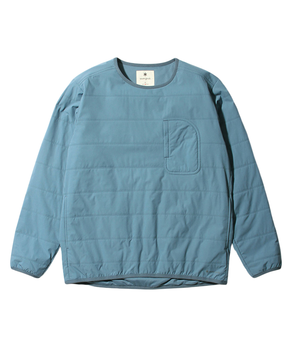 FLEXIBLE INSULATED PULLOVER - LIGHT BLUE