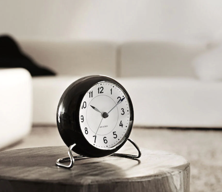 STATION ALARM CLOCK - BLACK