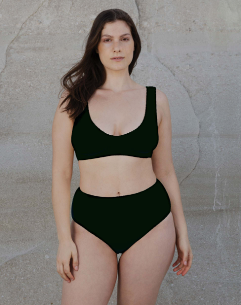 ADELE ONE SIZE BIKINI - LIQUORICE