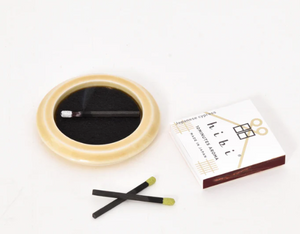 HIBI SETO INCENSE TRAY -YELLOW