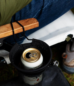 LOW BEACH CHAIR CUP HOLDER