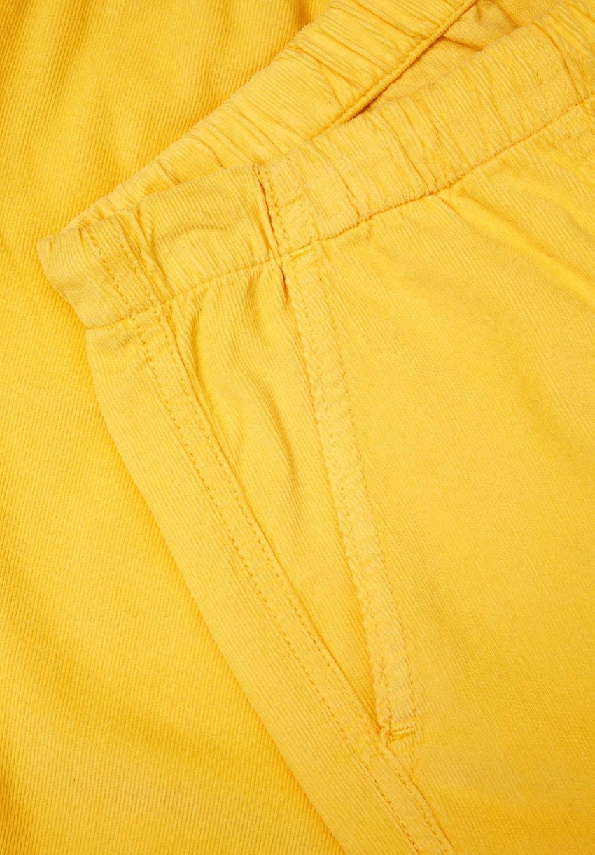 FORMIGAL BABY CORD SHORTS - YELLOW