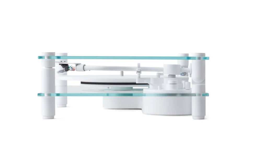 TRANSPARENT TURNTABLE - WHITE