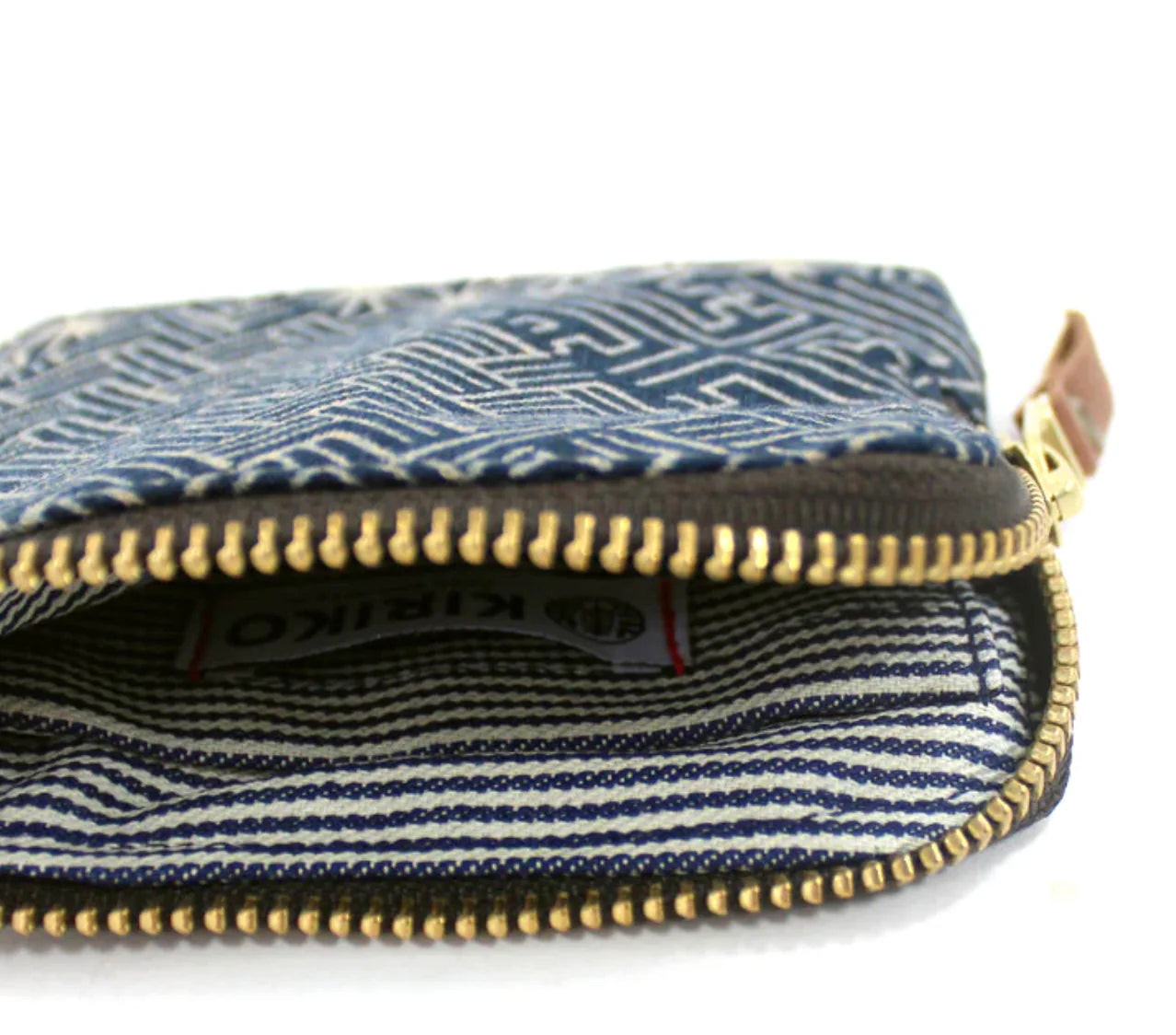 ZIPPER WALLET - INDIGO SMALL MULTI