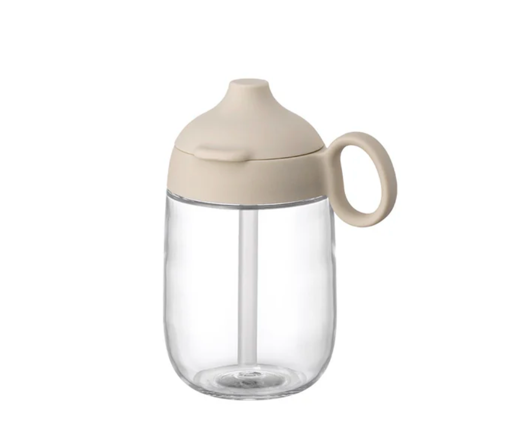 BONBO KIDS' STRAW MUG - IVORY