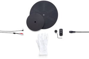 TRANSPARENT TURNTABLE - BLACK