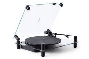 TRANSPARENT TURNTABLE - BLACK