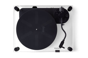 TRANSPARENT TURNTABLE - BLACK