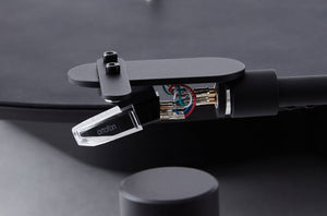 TRANSPARENT TURNTABLE - BLACK