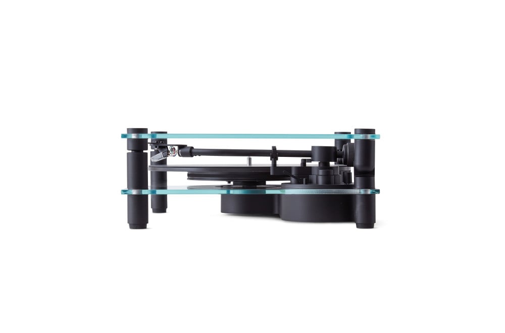 TRANSPARENT TURNTABLE - BLACK