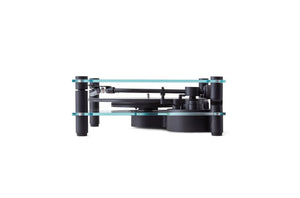 TRANSPARENT TURNTABLE - BLACK