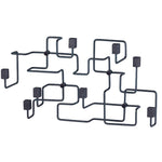UNDERGROUND COAT RACK - BLACK OAK / BLACK