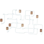 UNDERGROUND COAT RACK - WHITE OAK / WHITE