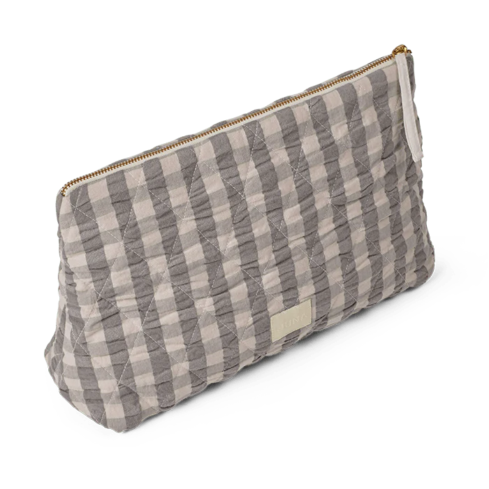 KARLA TOILETRY BAG - GREY / BIRCH