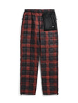 MOUNTAIN LIGHT DOWN PANTS - BLACK / RED CHECK