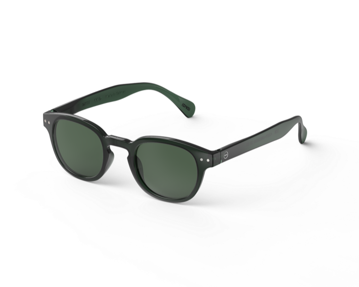 IZIPIZI ADULT SUNGLASSES #C - BAKELITE GREEN