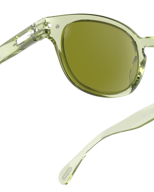 IZIPIZI ADULT SUNGLASSES #C - DYNAMIC GREEN