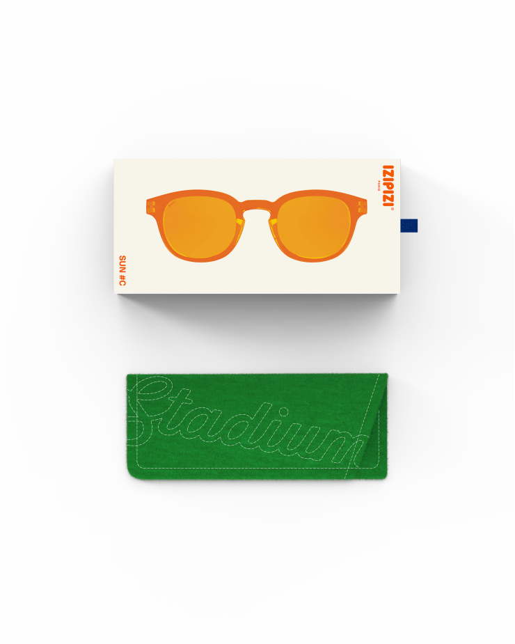 IZIPIZI ADULT SUNGLASSES #C - DYNAMIC GREEN
