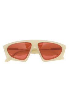 CLIFF SUNGLASSES - IVORY RED