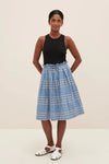 COVE REVERSIBLE SKIRT - DUO CHECK