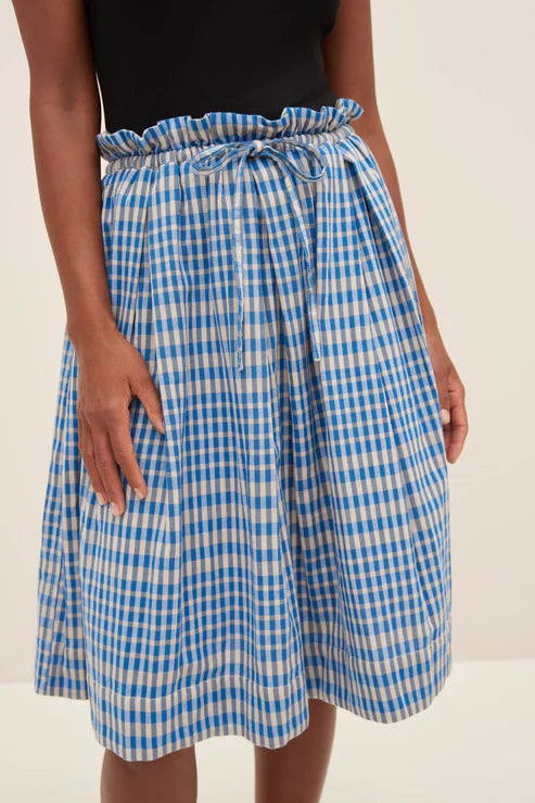 COVE REVERSIBLE SKIRT - DUO CHECK