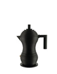 PULCINA ESPRESSO COFFEE MAKER - 6 CUP BLACK