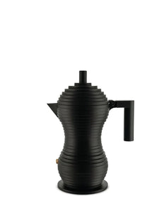 PULCINA ESPRESSO COFFEE MAKER - 6 CUP BLACK