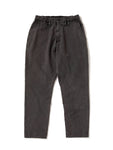 STRETCH PEG-TOP TROUSERS - FADED BLACK