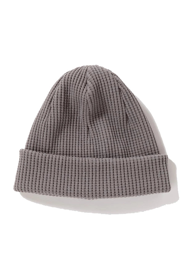 WAFFLE KNIT CAP - FALCON GREY